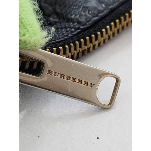 Authentic BURBERRY Shoulder/Crossbody Bag Leather Black - Picture 12 of 14